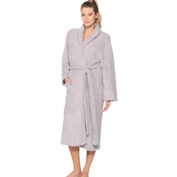Barefoot Dreams CozyChic Robe Gray Size 1 - Picture 1 of 14